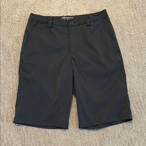 Nike Black Flat Front Shorts Classic Style